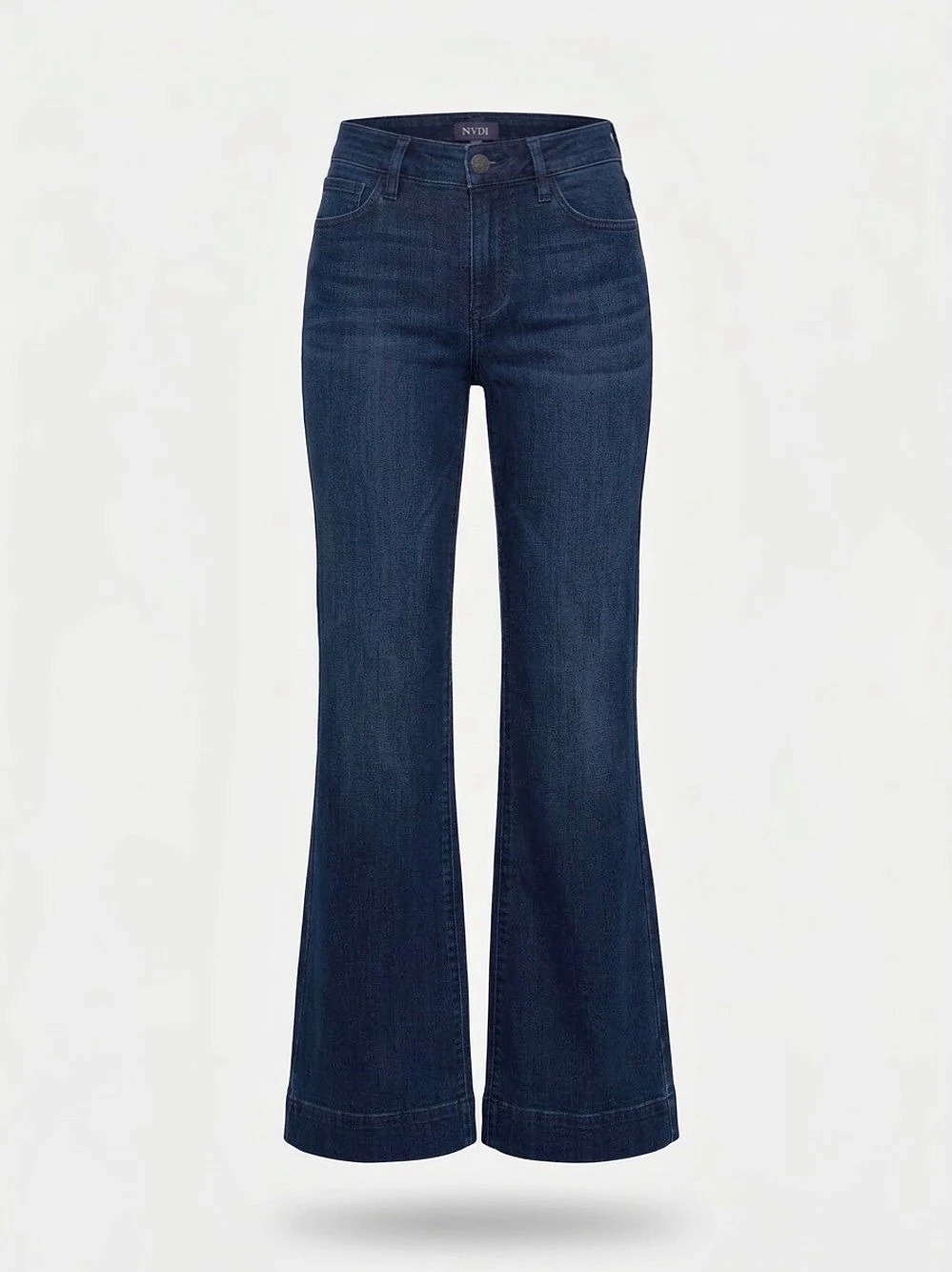 NYDJ Lift Tuck Technology Wide Leg Jeans in Blue Waist 10 Like New